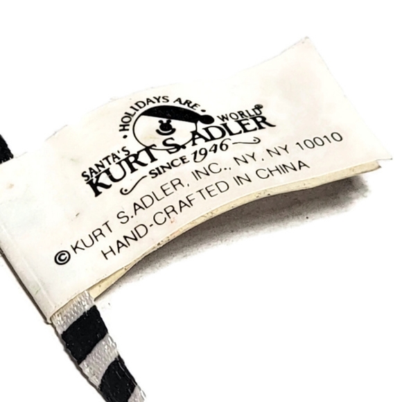 Kurt Adler Santa Claus Ornament Side View Santa's World Christmas - Picture 8 of 8